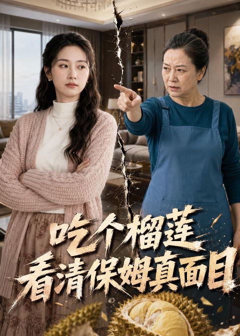 吃个榴莲看清保姆真面目 AI海报
