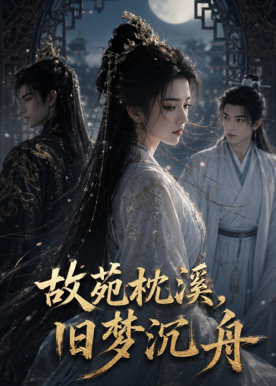 故苑枕溪，旧梦沉舟 AI海报