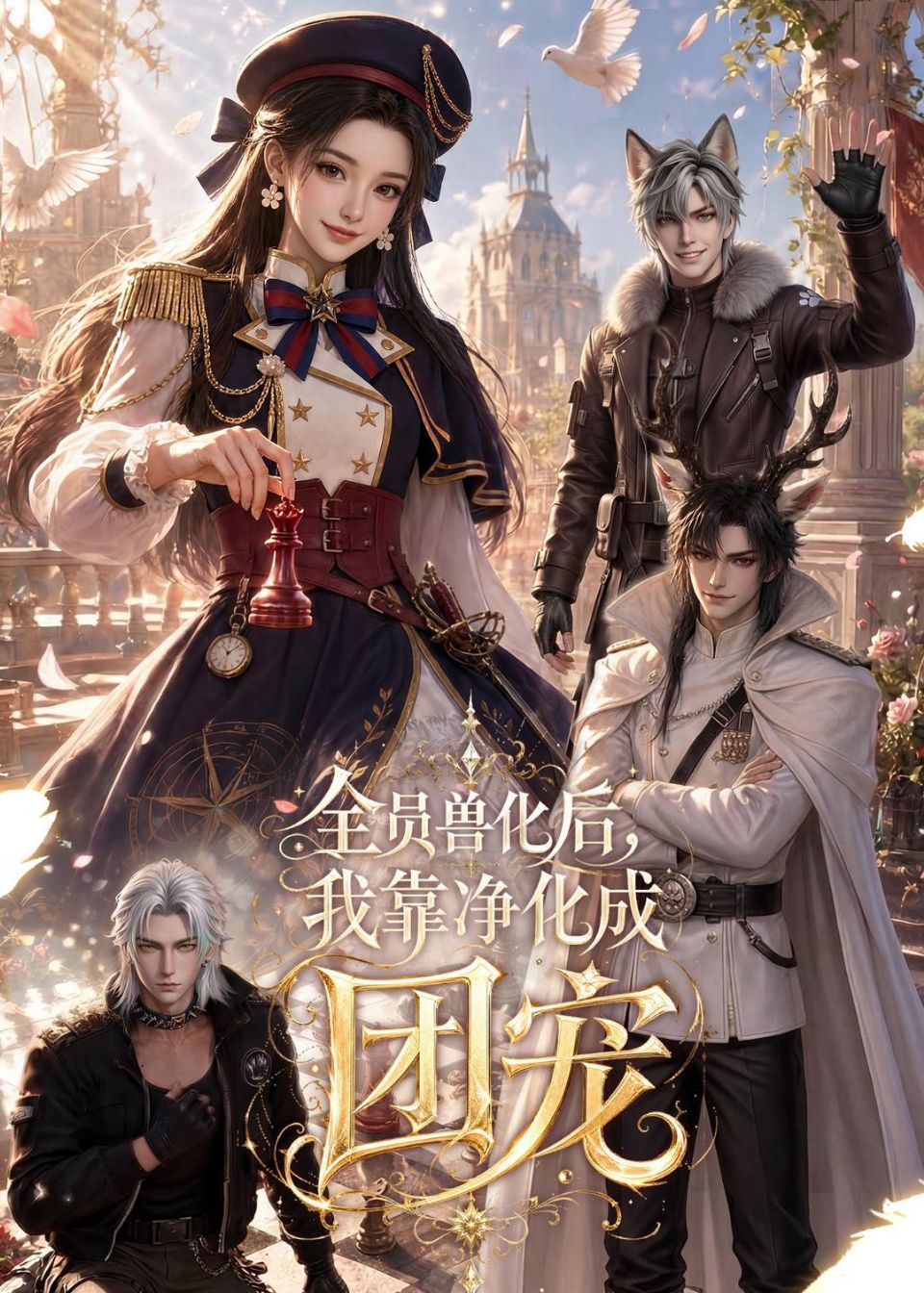 全员兽化后，我靠净化成团宠 Ai漫剧海报