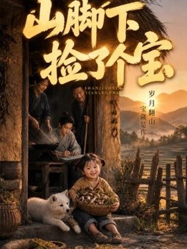 山脚下捡了个宝海报