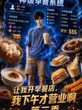 让我开早餐店，我下午才营业啊第三季海报