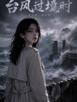 台风过境时海报