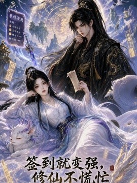 签到就变强，修仙不慌忙海报