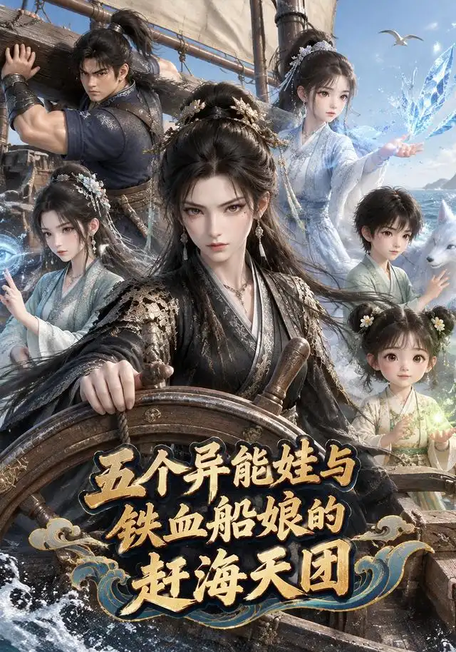 五个异能娃与铁血船娘的赶海天团海报