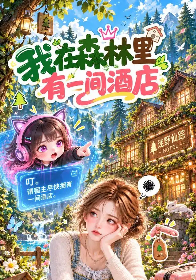 我在森林里有一间酒店海报